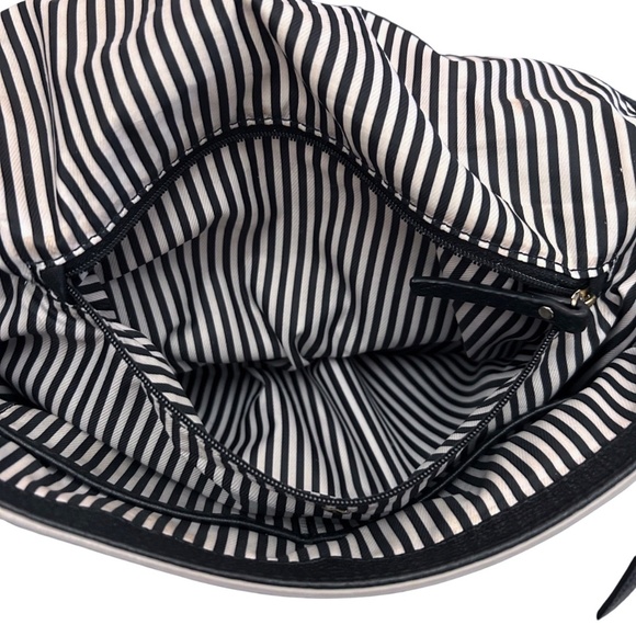 Kate Spade Black & Gray Leather Expandable Crossbody Bag - Picture 9 of 14